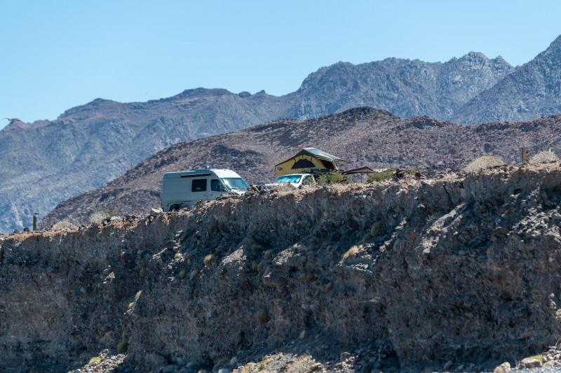 Unser Camp direkt am Meer