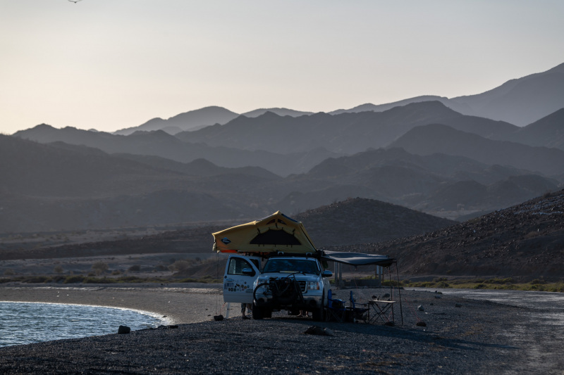 Camping direkt am Strand