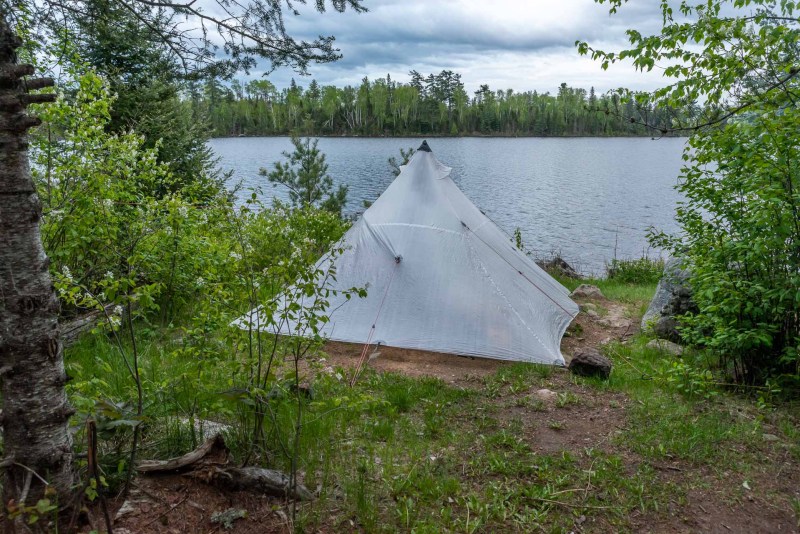 Camping mit Seeblick