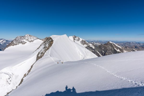 Gipfelgrat zum Piz Palü Hauptgipfel