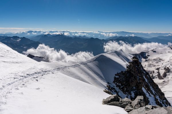 Gipfelgrat Piz Palü Ostgipfel