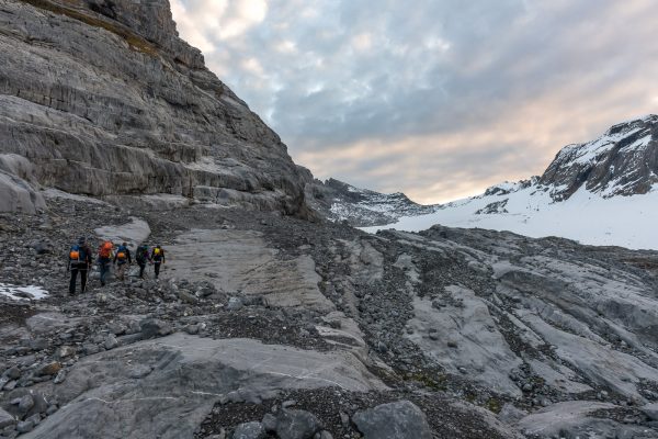 Gletscher Zustieg