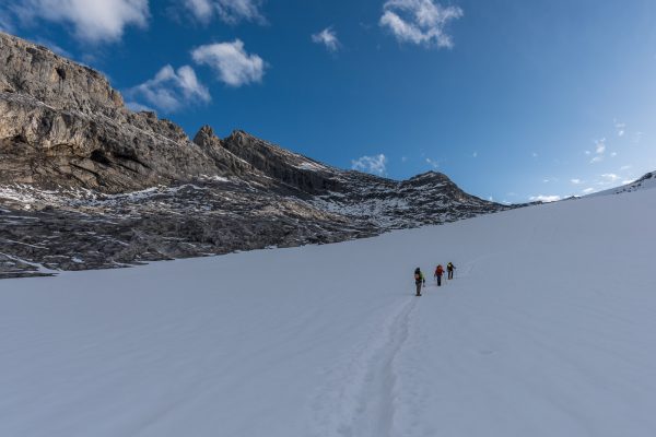 Gletscher Überquerung