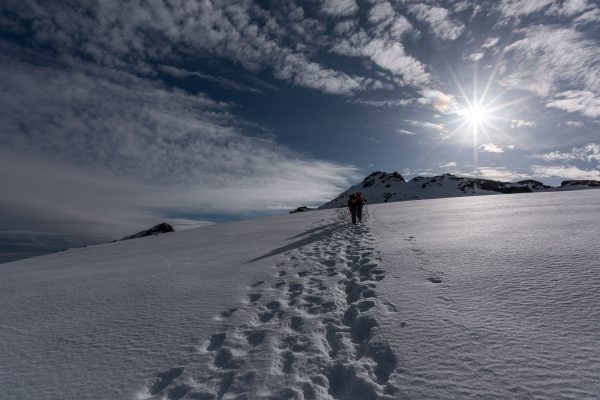 Gletscher Überquerung