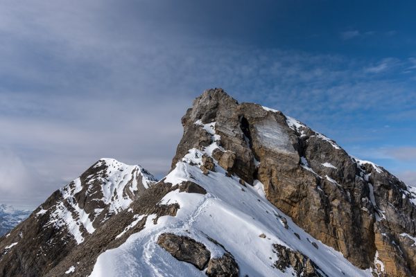 Blick zurück zur Kletterstelle