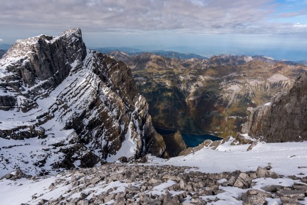 Klöntalersee 2'000m unter uns