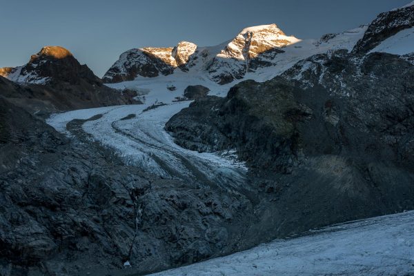 Piz Cambrena im letzten Licht