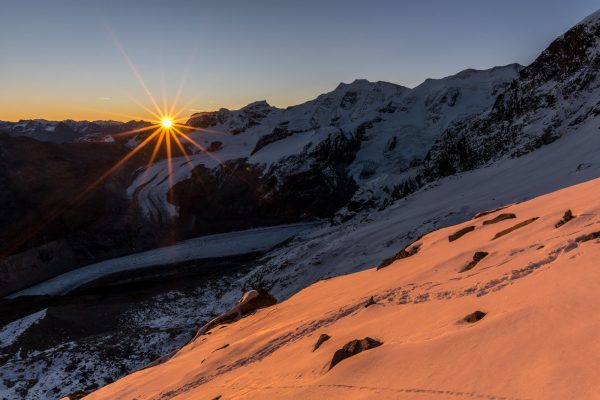 Sonnenaufgang über der Diavolezza