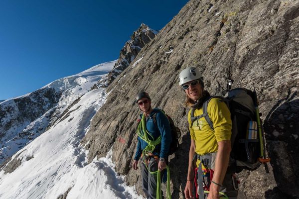 Aufstieg zur Bovallücke im oberen Schneefeld