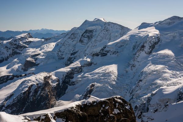 Piz Palü bei strahlend blauem Himmel