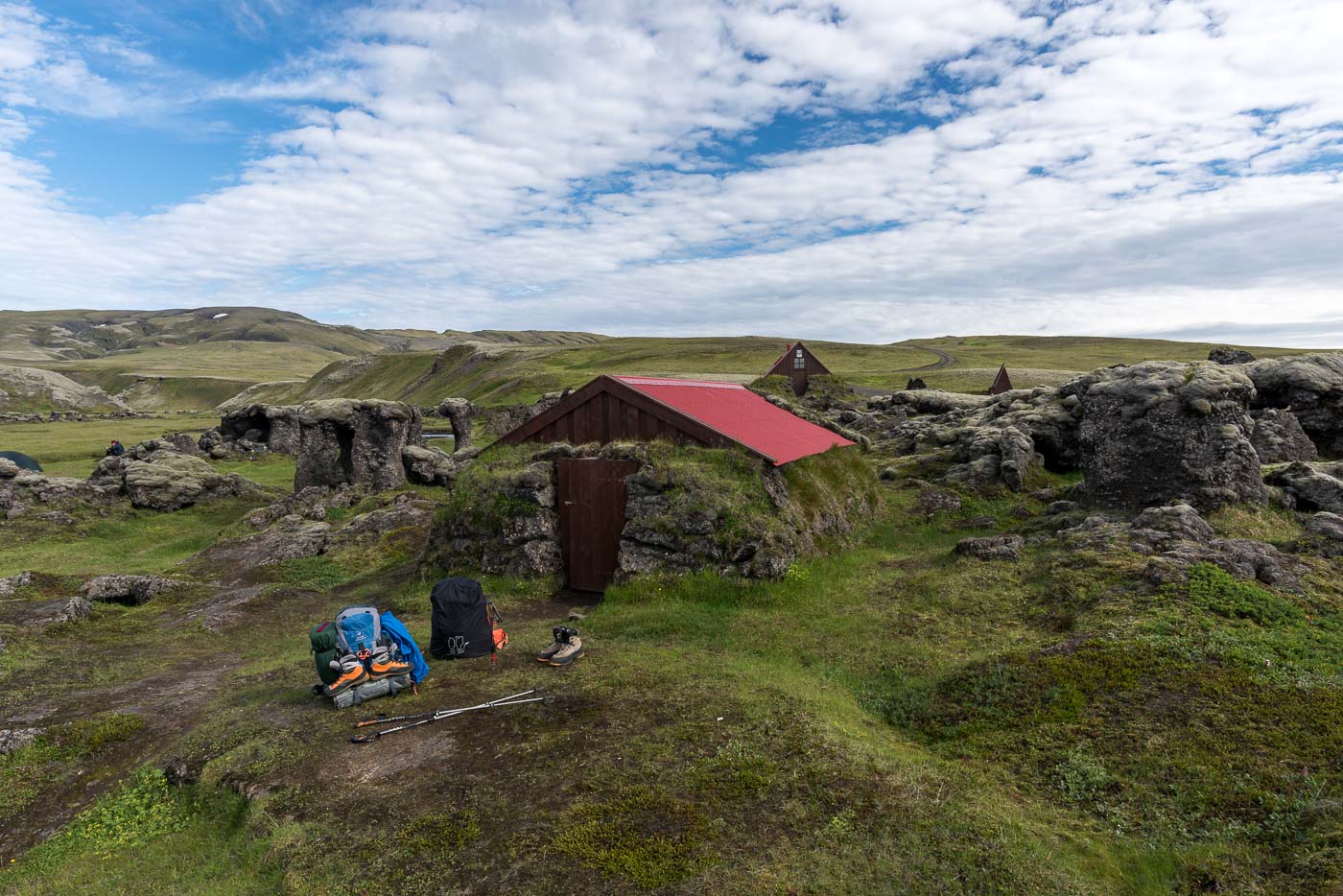 Skælingar Nebenhütte unser Nachtlager