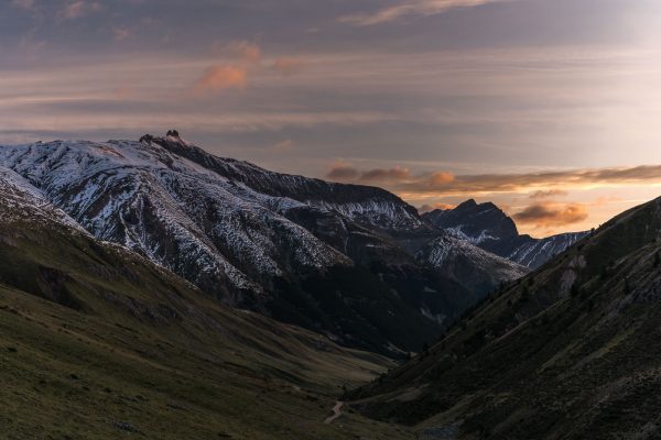 Sonnenaufgang über dem Valle di Federia