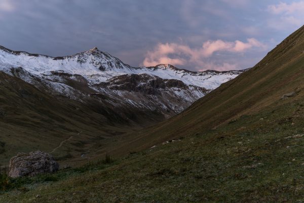 Sonnenaufgang über dem Valle di Federia