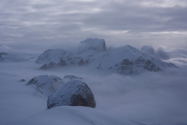 Alvierkette im Nebelmeer