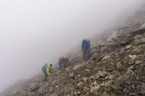 Aufstieg zum Piz Valdraus