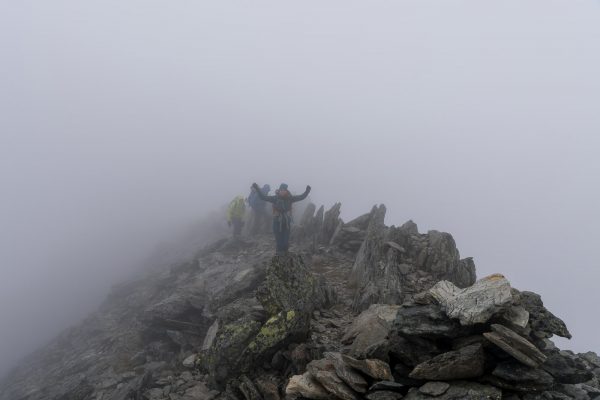 Ankunft auf dem Piz Valdraus