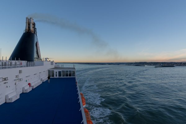 Auslauf aus dem Hafen von Hirtshals DK