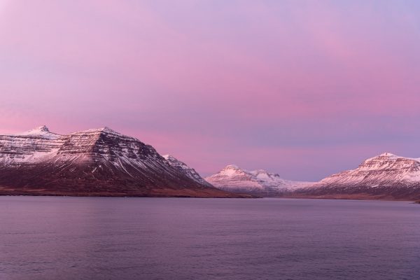 Einfahrt in den Fjord von Seyðisfjörður