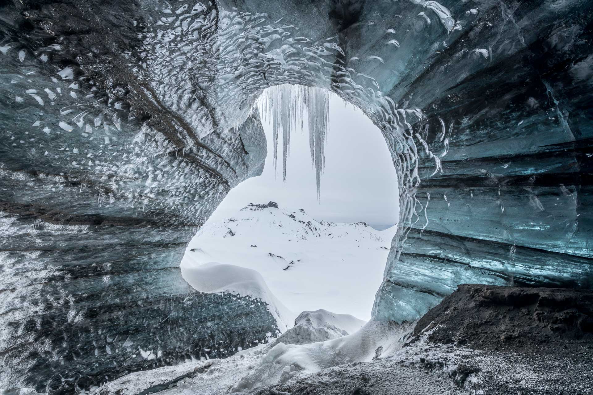 Gletscherhöhlen unter dem Kötlujökull