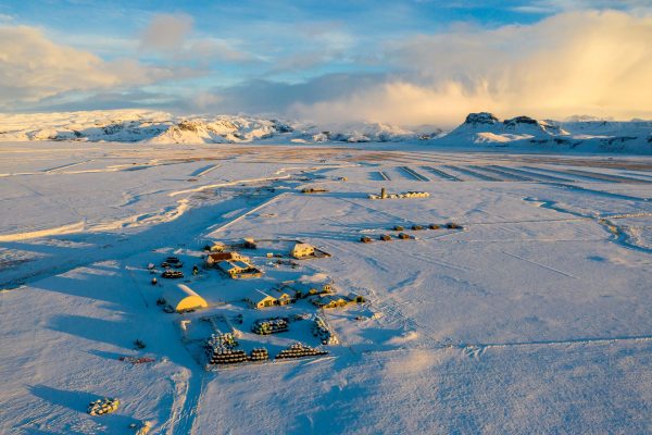 Mið-Hvoll unterhalb des Mýrdalsjökull