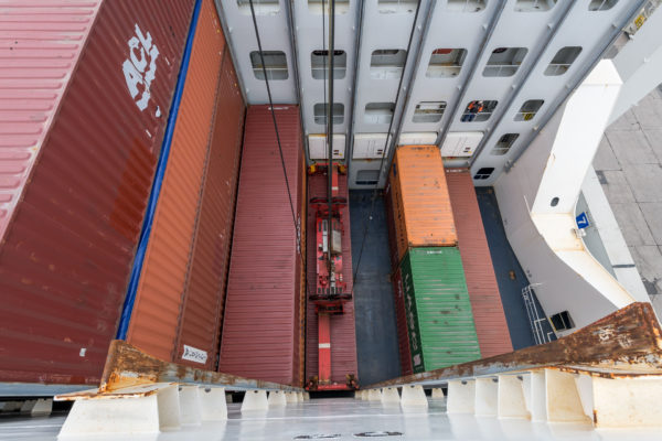 Container verladen