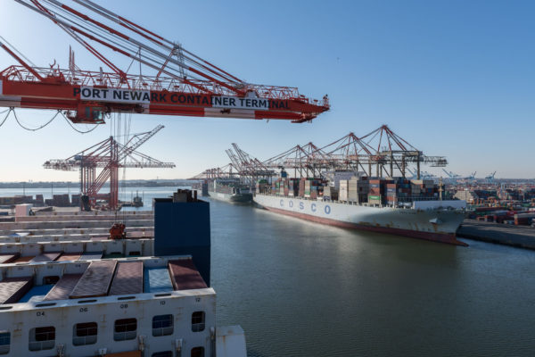 Container Terminal in New York