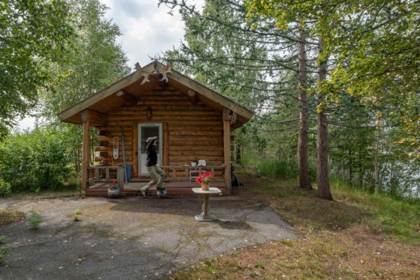 Unser Cabin in dem wir übernachten dürfen