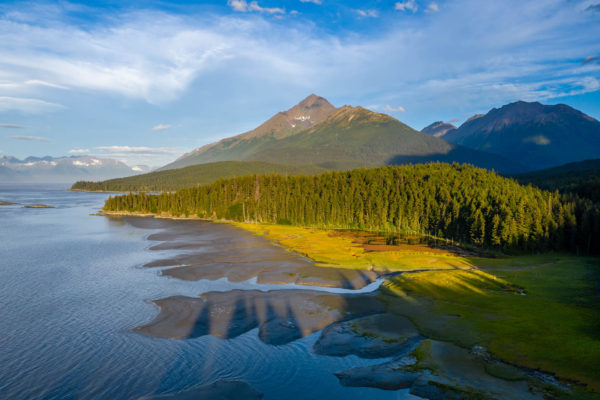 Ebbe und Flut am Turnagain Arm