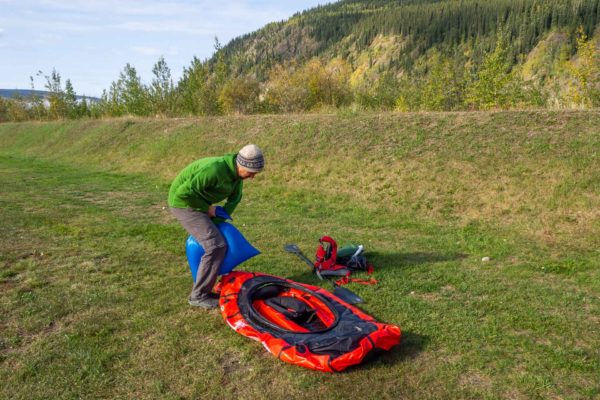 Vorbereitung für die Yukon Fahrt