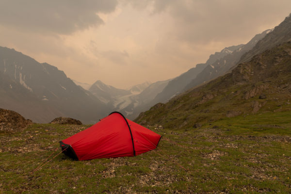 Ein Traumplatz mit Sicht auf den Gletscher.