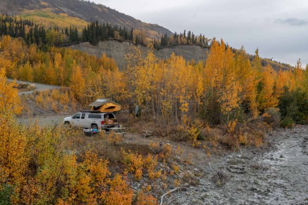 Unser Camp am Matanuska River