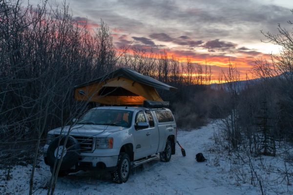 Camp am Alaska Highway