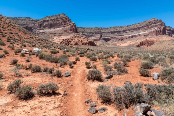 Weg zum Reflection Canyon