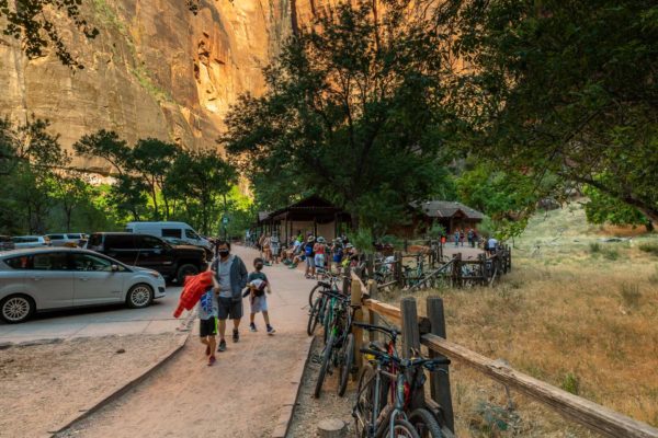 Viele Besucher im Zion Nationalpark