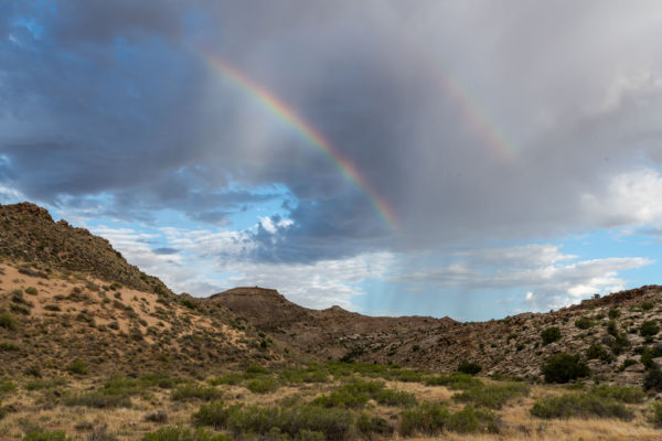 Regenbogen im Arches National Park