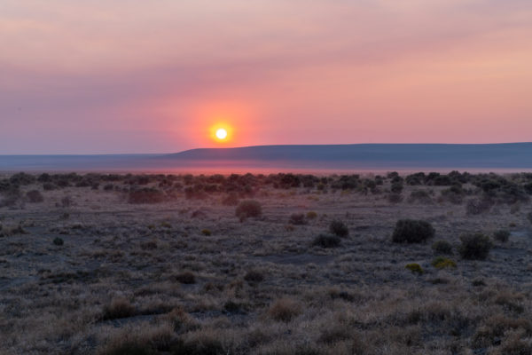 Sonnenuntergang in der Wüste