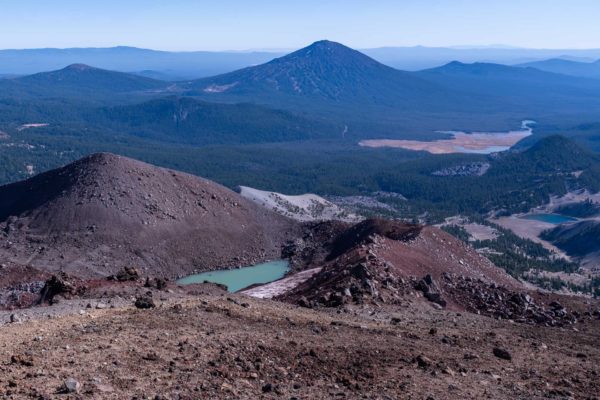 Aufstieg zur South Sister