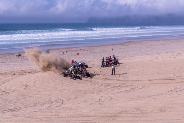 Wettrennen im Sand