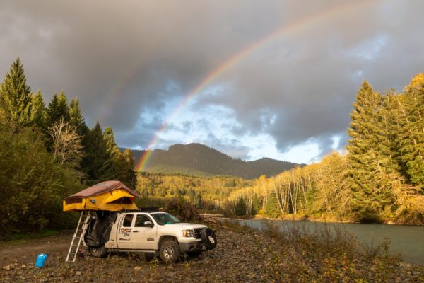 Camp am Hoh River