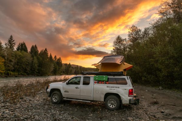 Camp am Hoh River