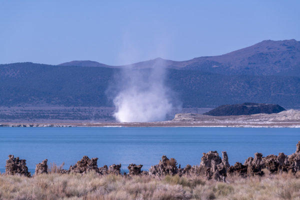 Sandsturm rund um den Mono Lake