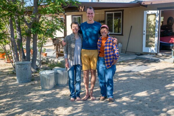 Stacy, Elias und Trude