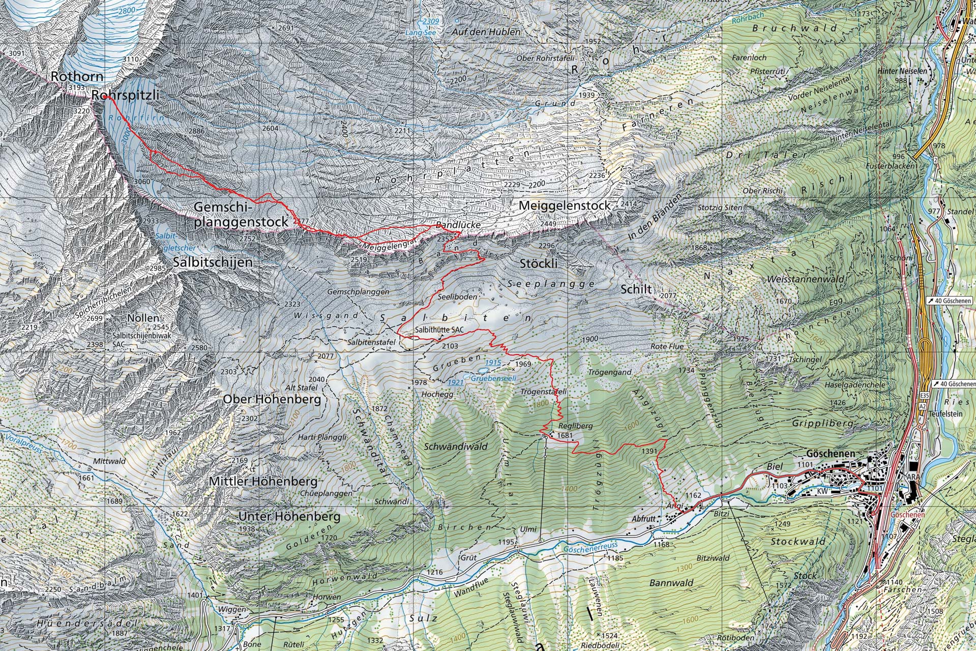 Route Rohrspitzli