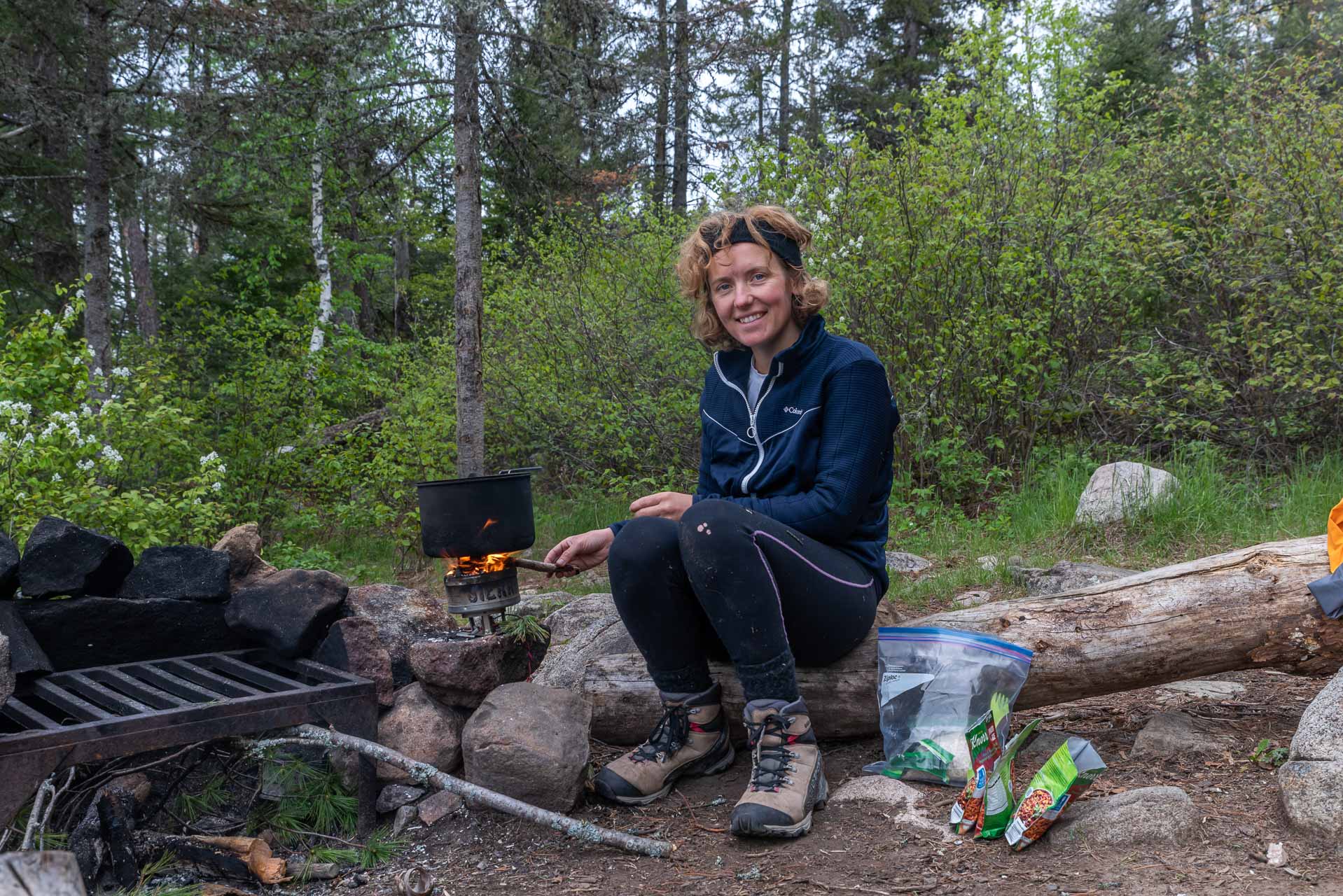 Stacy am kochen