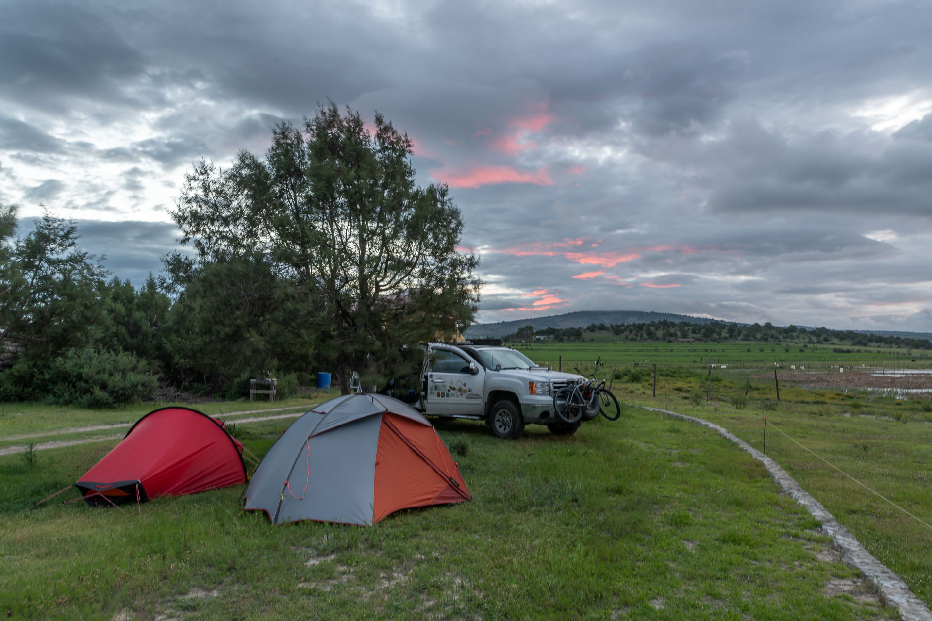 Camping auf der Rancho Santa Sophia