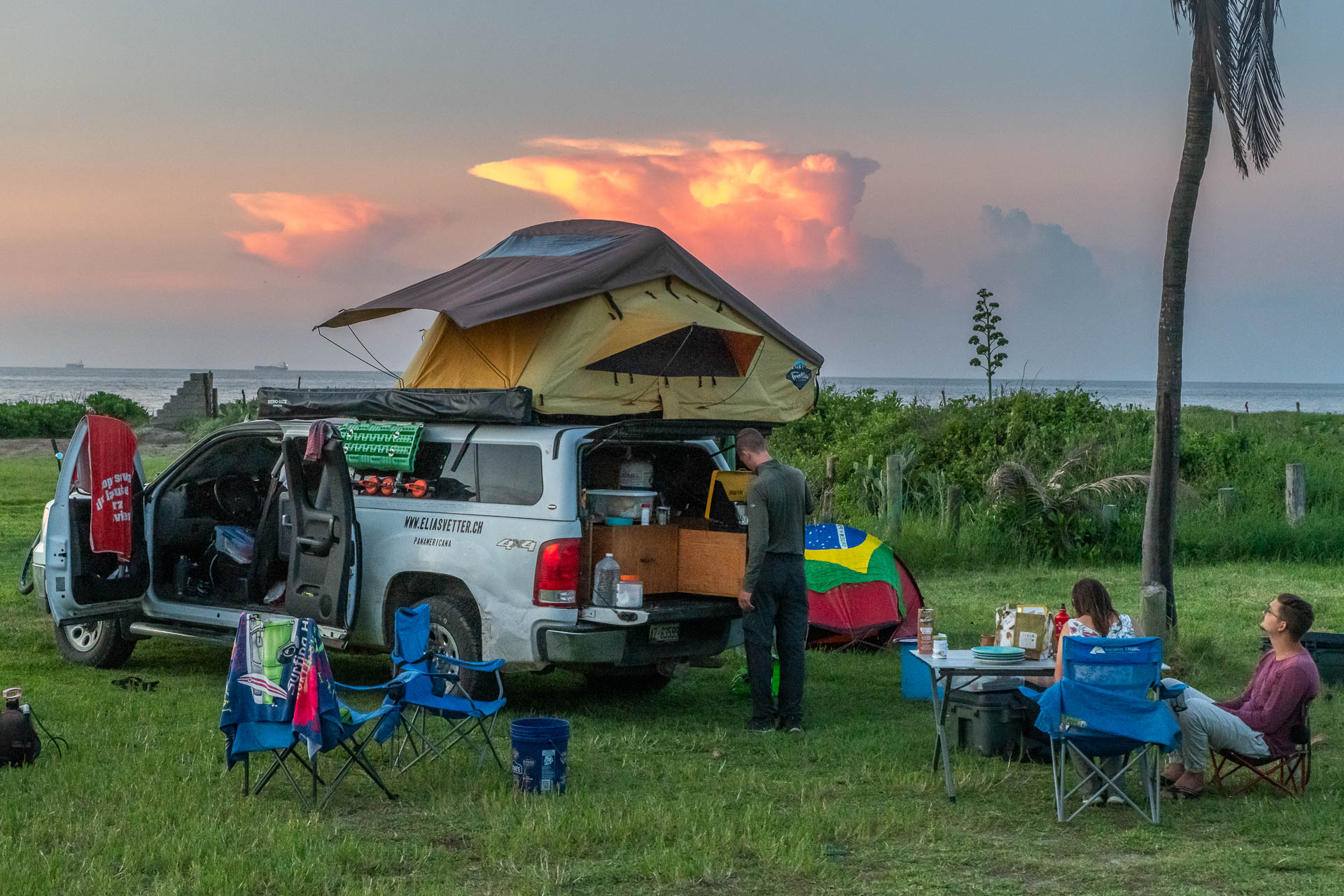 Camping ausserhalb von Veracruz