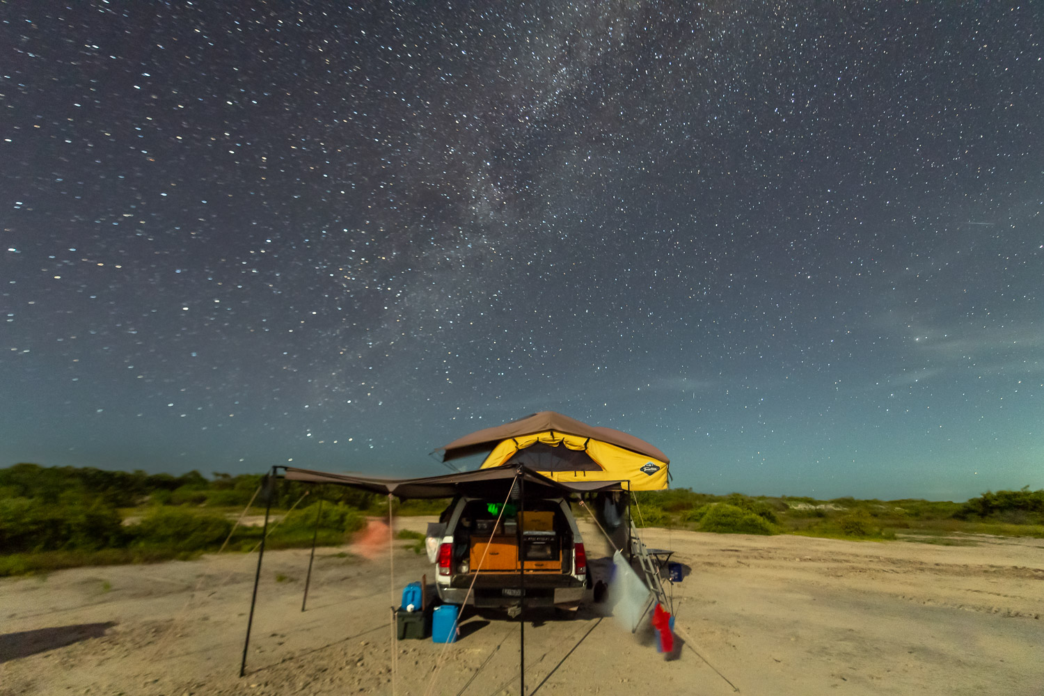 Camping unter der Milchstrasse