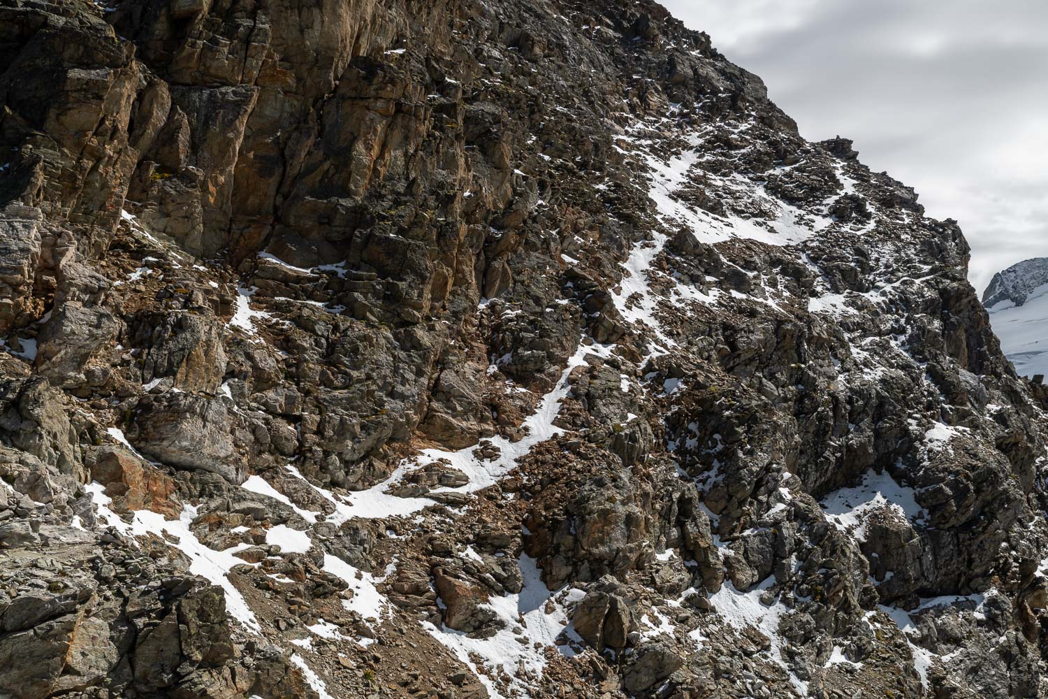 Querung auf den Rosenlouwigletscher