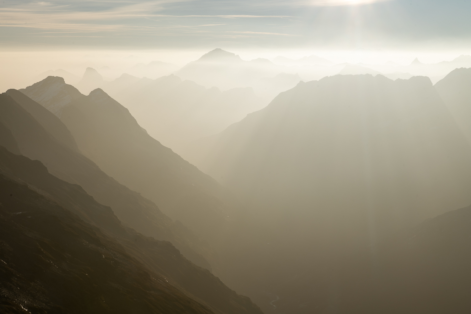 Der mystische Nebel im Tal